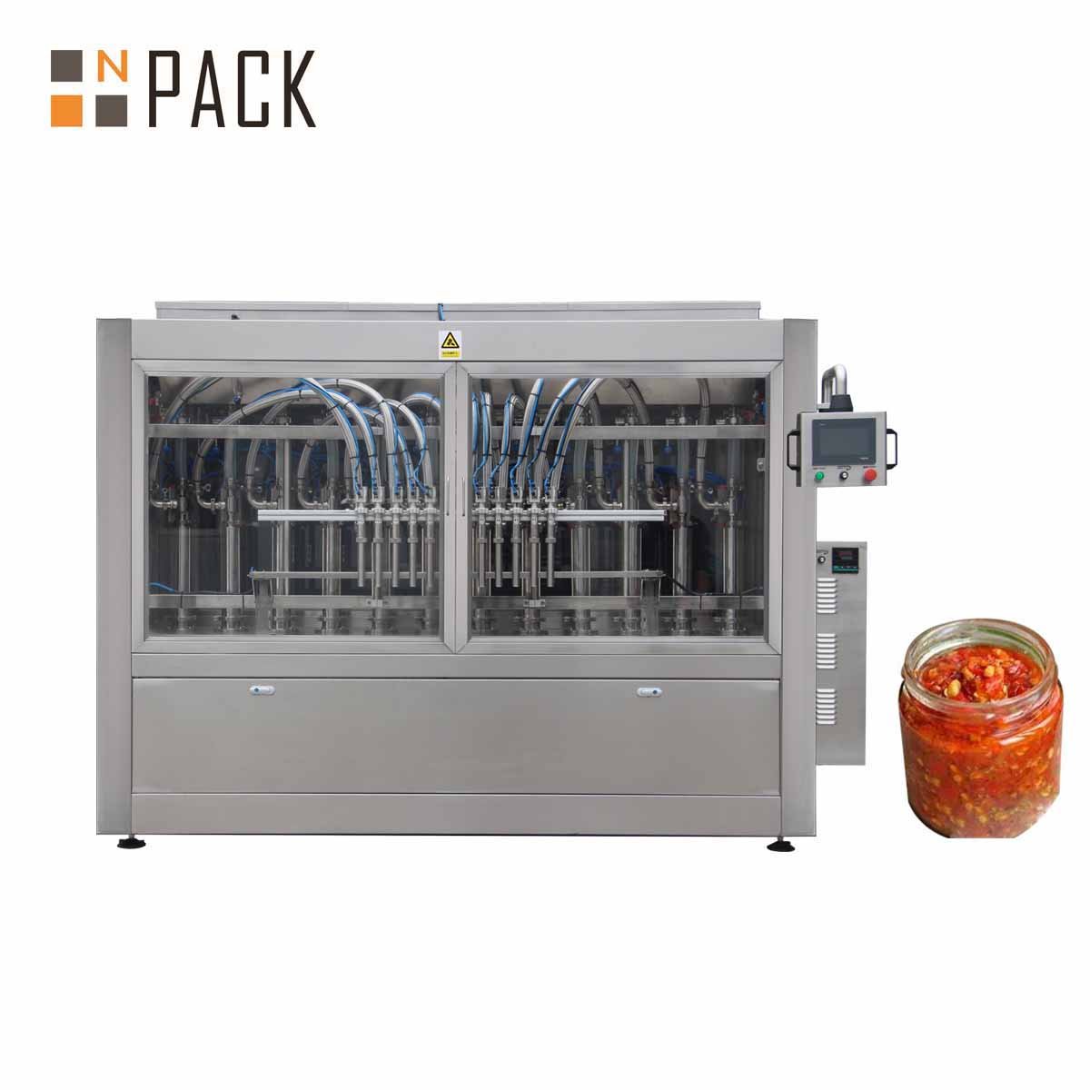 Npack Servo Motor Full Auto High Speed Mayonnaise Filling Mixer Machine Mayonnaise Production Line